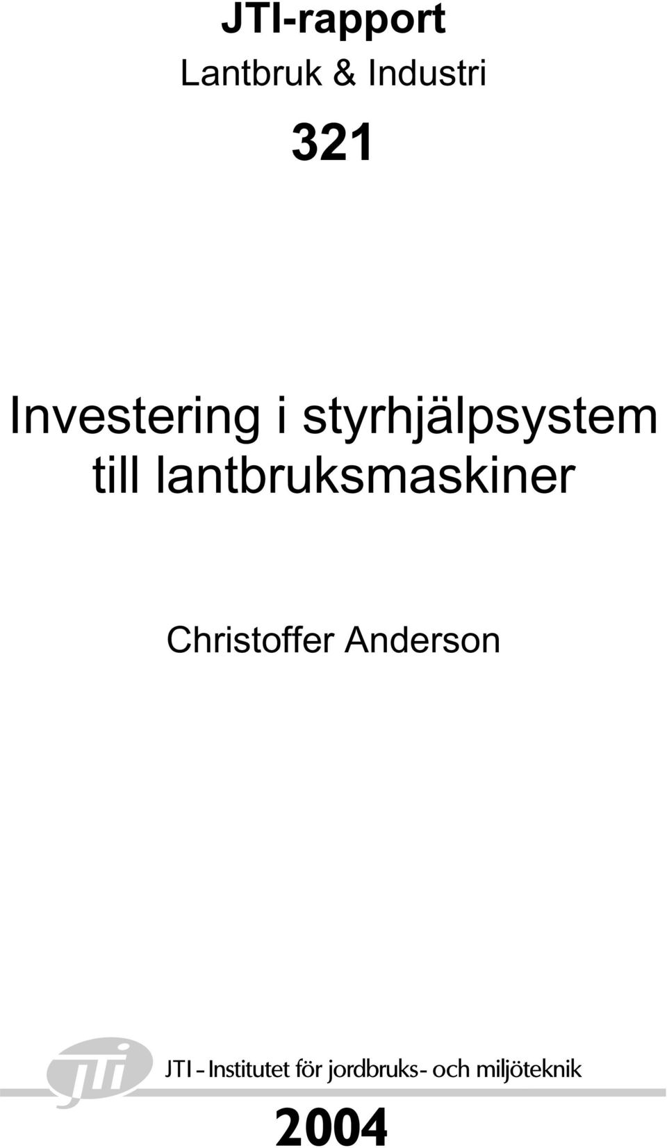 styrhjälpsystem till