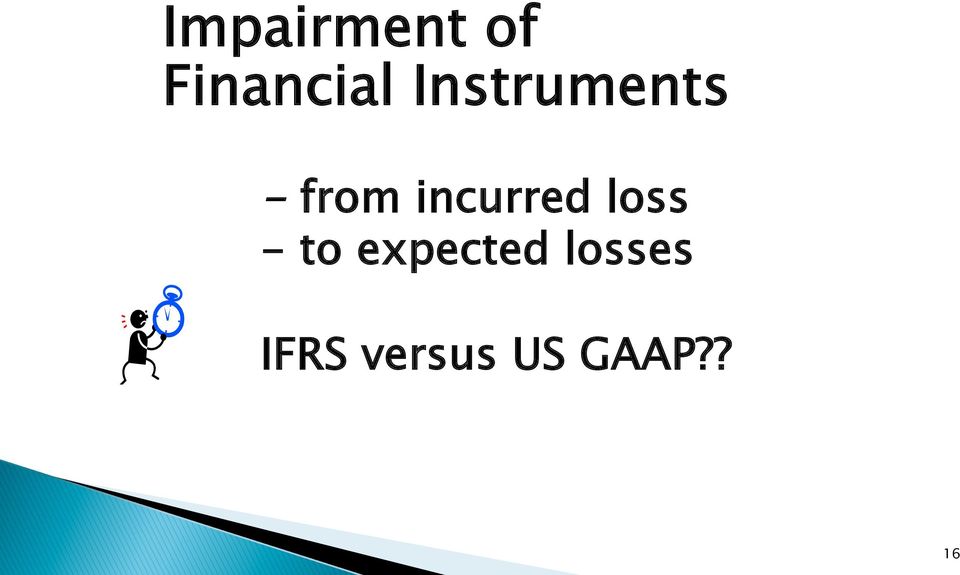 incurred loss - to