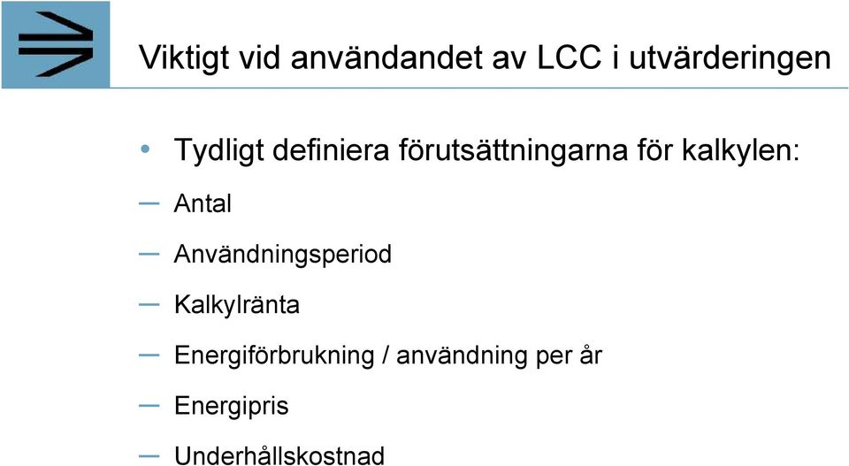 Antal Användningsperiod Kalkylränta