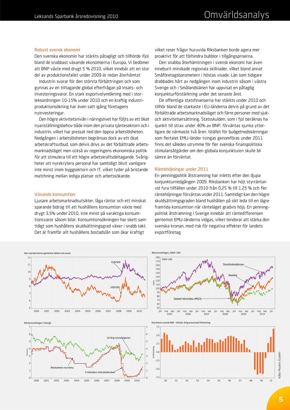 Industrin svarar för den största förbättringen och som gynnas av en tilltagande global efterfrågan på insats- och investeringsvaror.