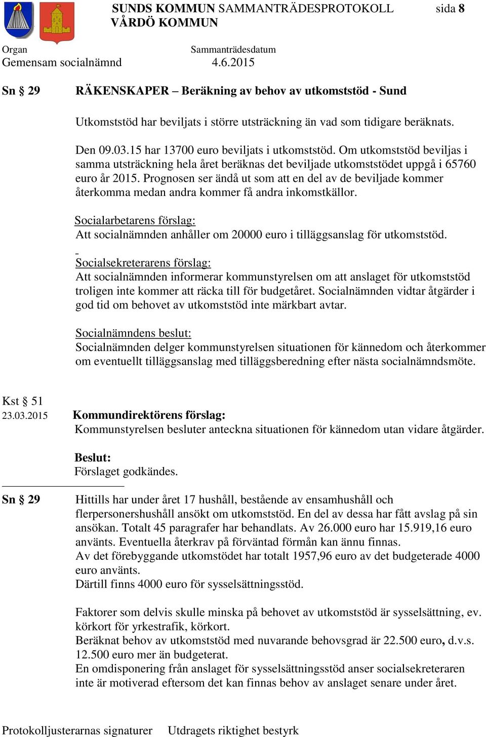 Prognosen ser ändå ut som att en del av de beviljade kommer återkomma medan andra kommer få andra inkomstkällor.