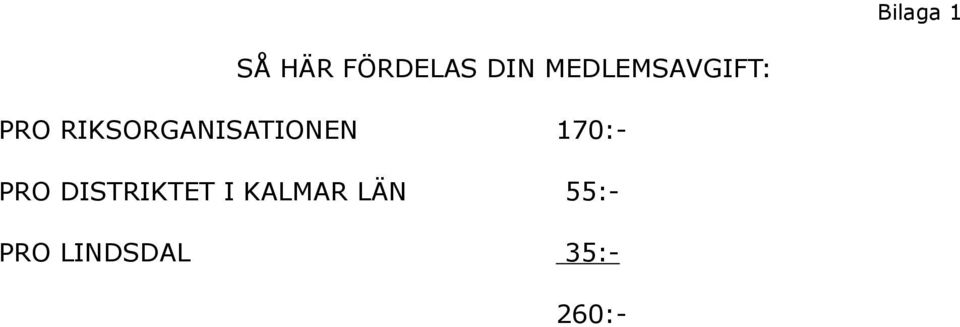 RIKSORGANISATIONEN 170:- PRO