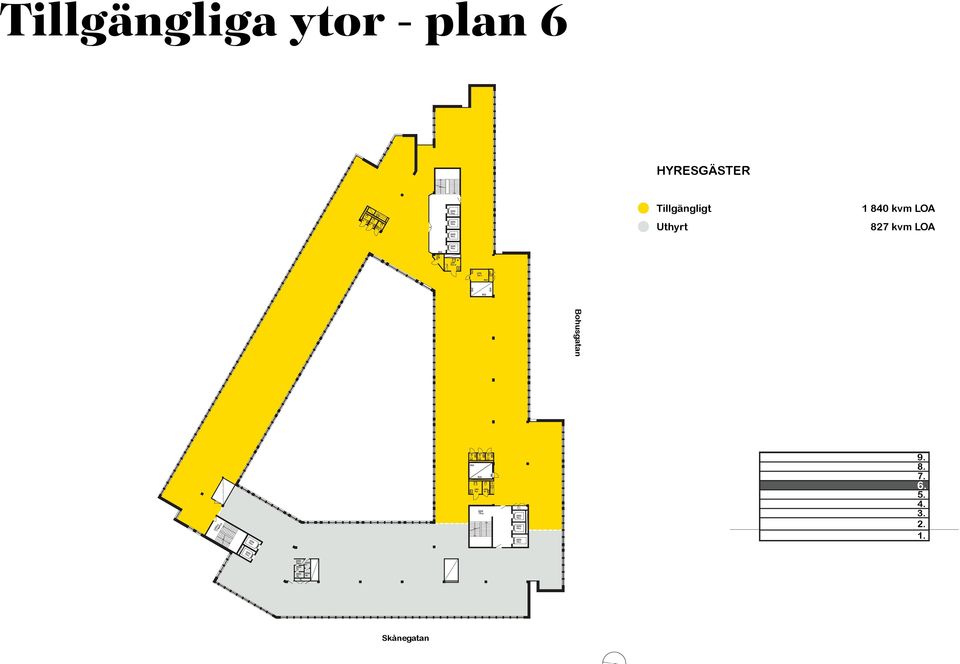 827 kvm LOA Bohusgatan 9. 8. 7. 6. 5. 4.
