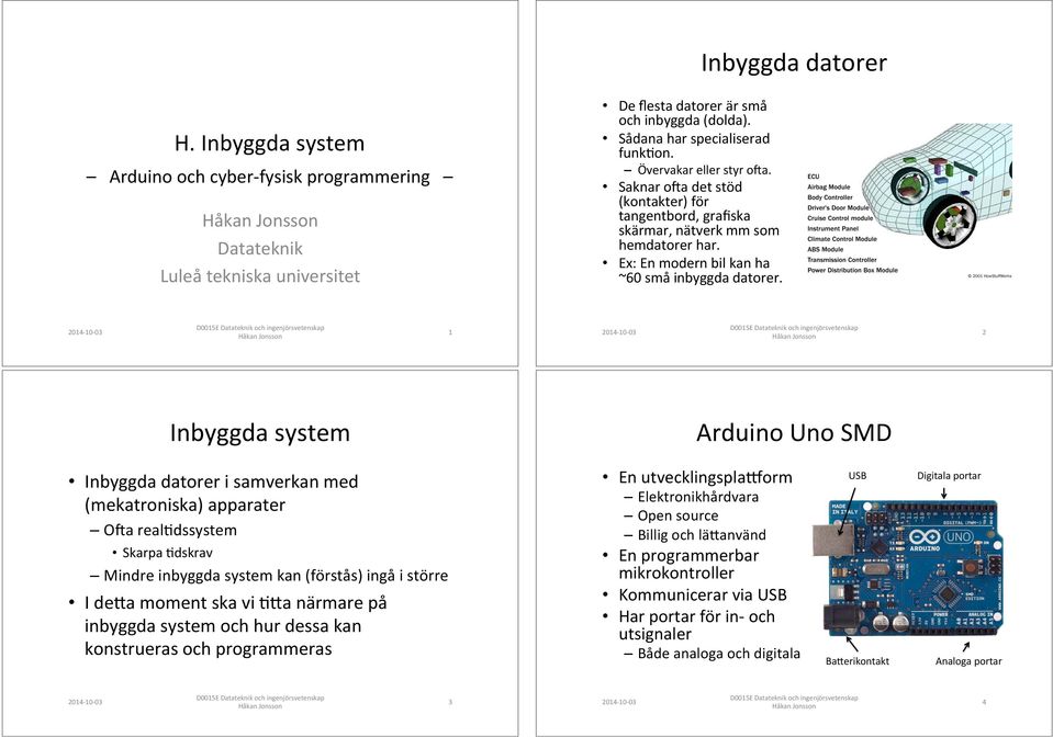 ## Ex:#En#modern#bil#kan#ha# ~60#små#inbyggda#datorer.