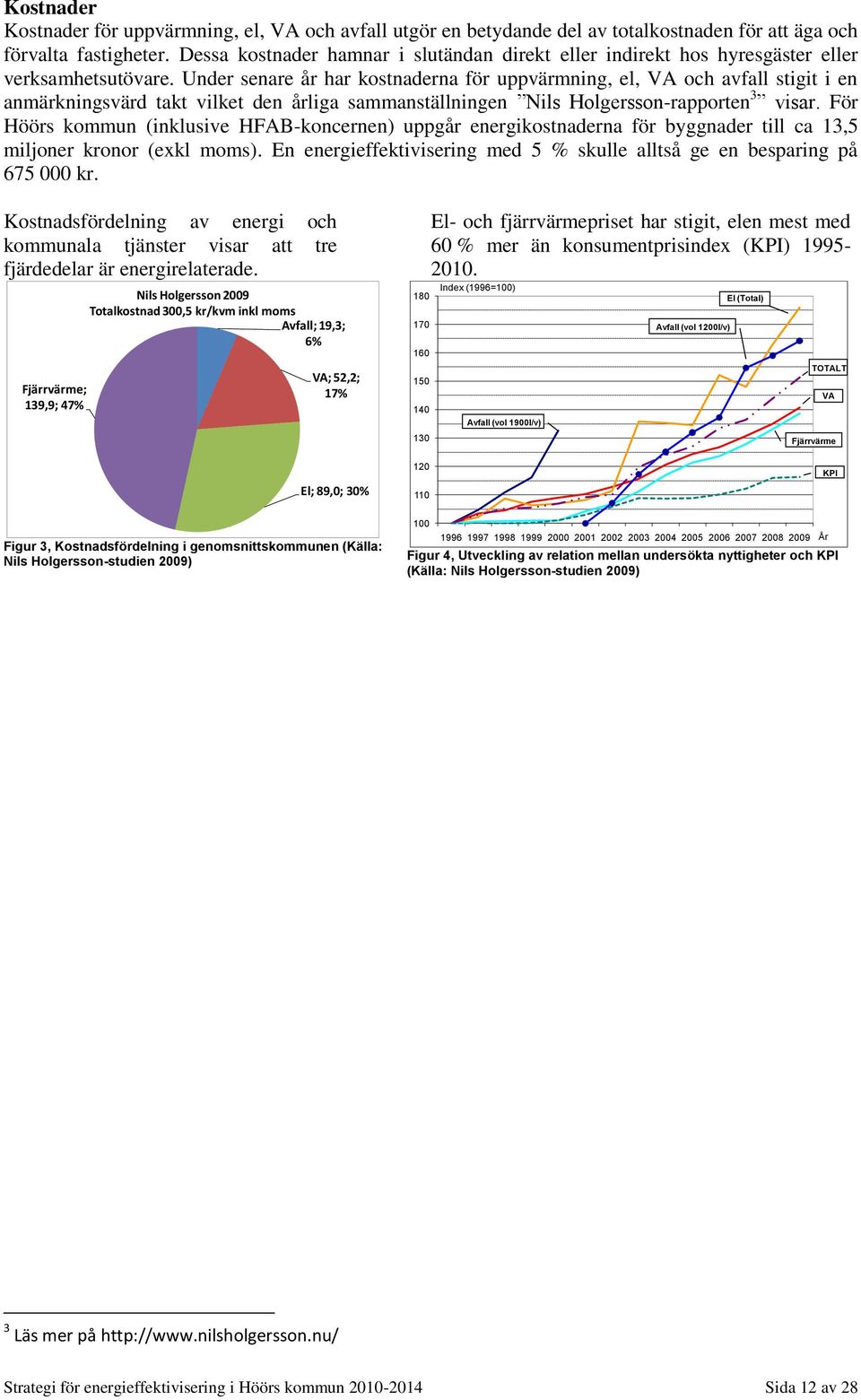 Under senare år har kostnaderna för uppvärmning, el, VA och avfall stigit i en anmärkningsvärd takt vilket den årliga sammanställningen Nils Holgersson-rapporten 3 visar.