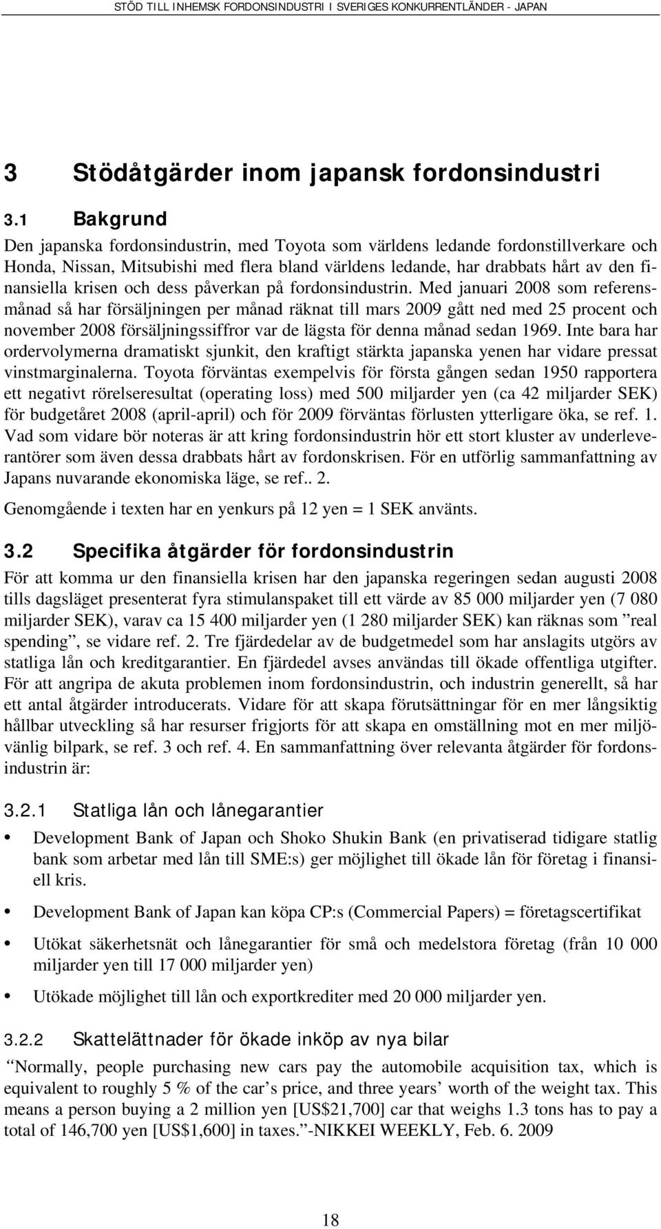 krisen och dess påverkan på fordonsindustrin.