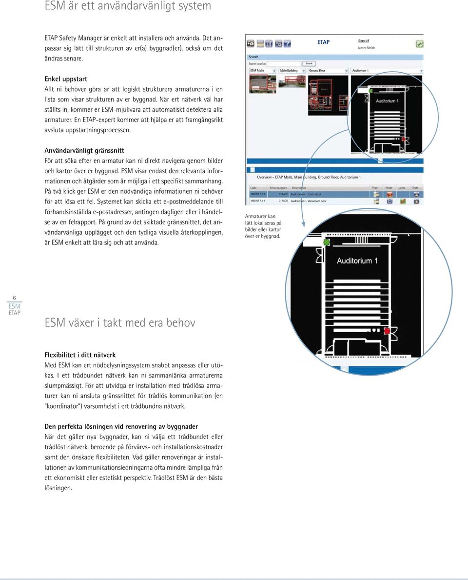 När ert nätverk väl har ställts in, kommer er -mjukvara att automatiskt detektera alla armaturer. En -expert kommer att hjälpa er att framgångsrikt avsluta uppstartningsprocessen.