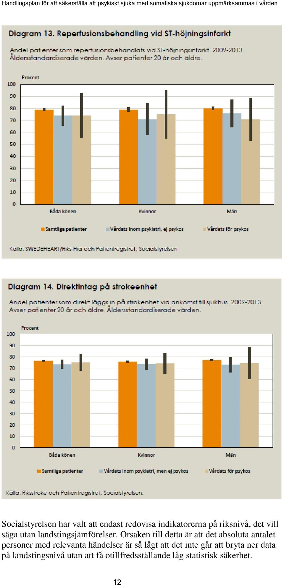 Orsaken till detta är att det absoluta antalet personer med relevanta händelser