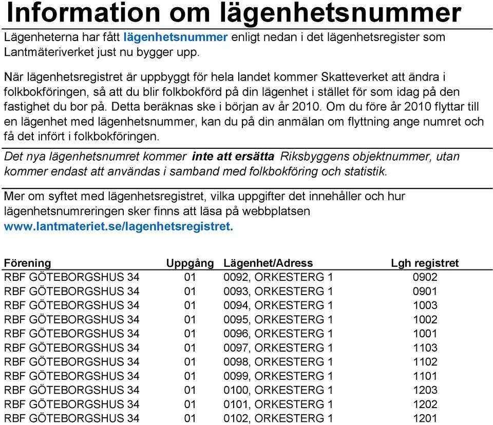 34 01 0097, ORKESTERG 1 1103 RBF GÖTEBORGSHUS 34 01 0098, ORKESTERG 1 1102 RBF GÖTEBORGSHUS 34 01 0099, ORKESTERG 1 1101 RBF