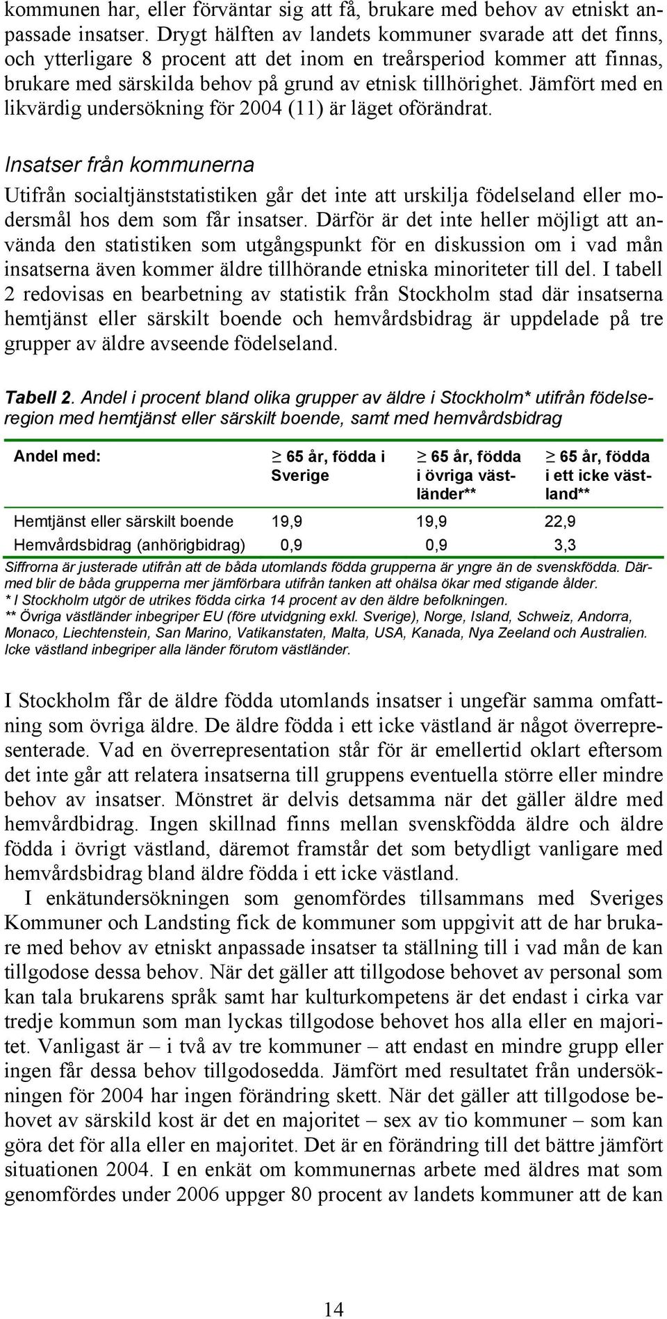 Jämfört med en likvärdig undersökning för 2004 (11) är läget oförändrat.