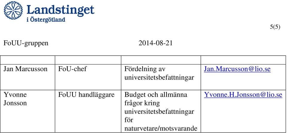 se Yvonne Jonsson FoUU handläggare Budget