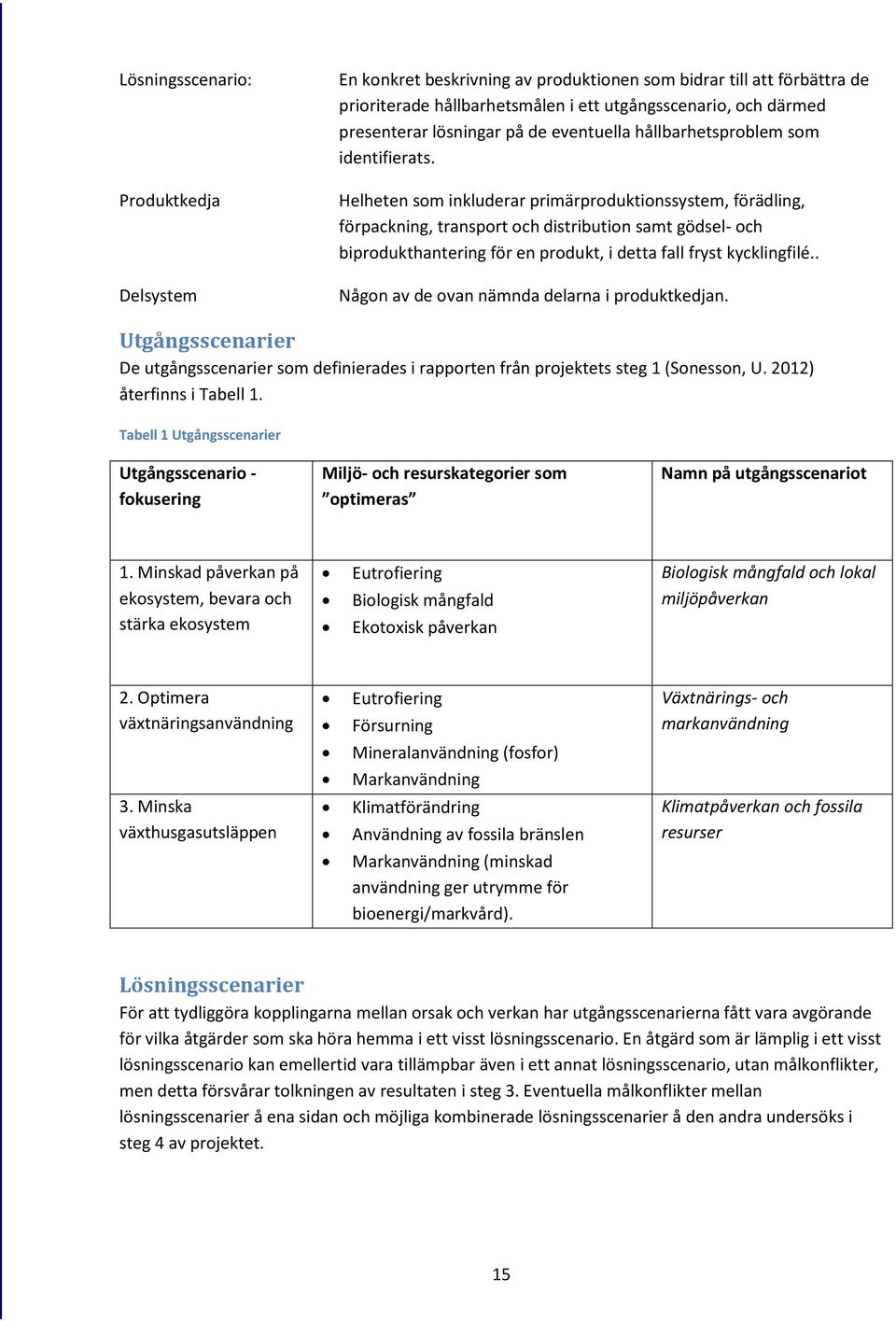 Helheten som inkluderar primärproduktionssystem, förädling, förpackning, transport och distribution samt gödsel- och biprodukthantering för en produkt, i detta fall fryst kycklingfilé.