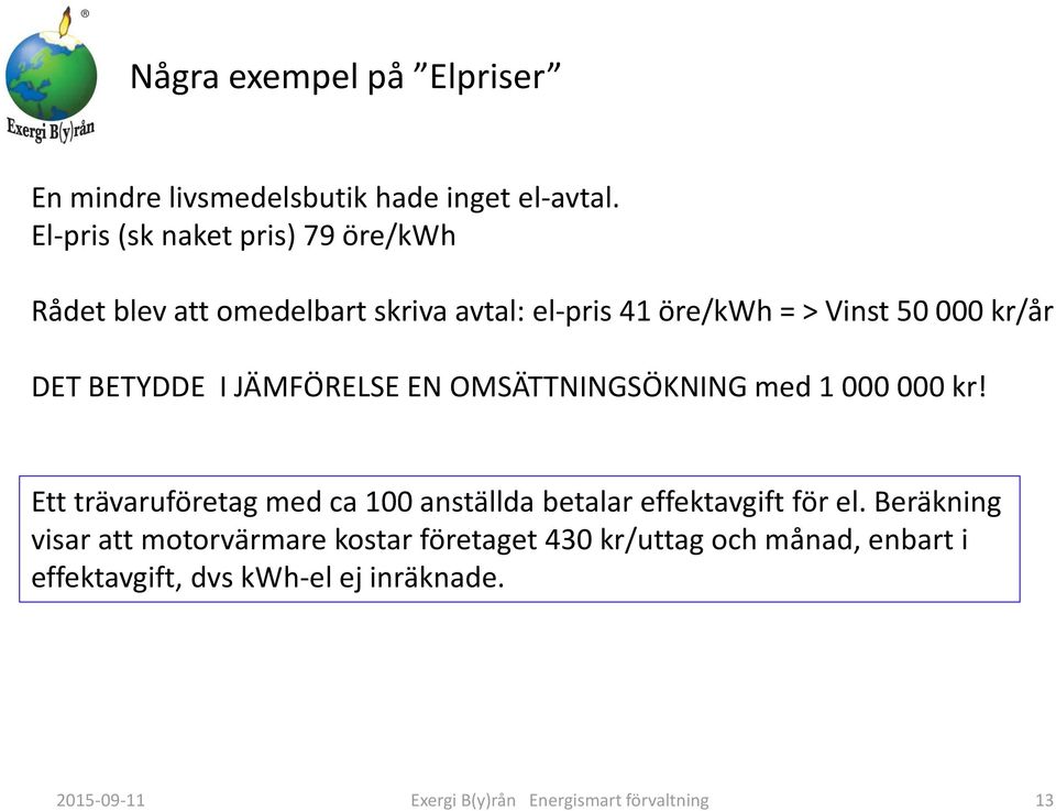 BETYDDE I JÄMFÖRELSE EN OMSÄTTNINGSÖKNING med 1 000 000 kr!