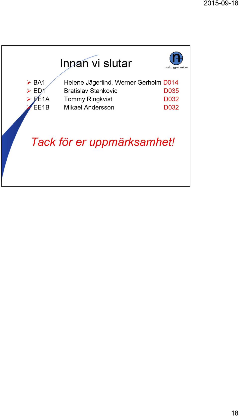 Stankovic D035 EE1A Tommy Ringkvist D032