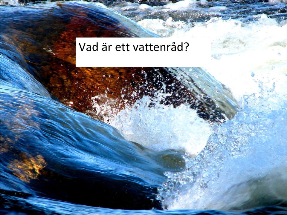 vattenråd?