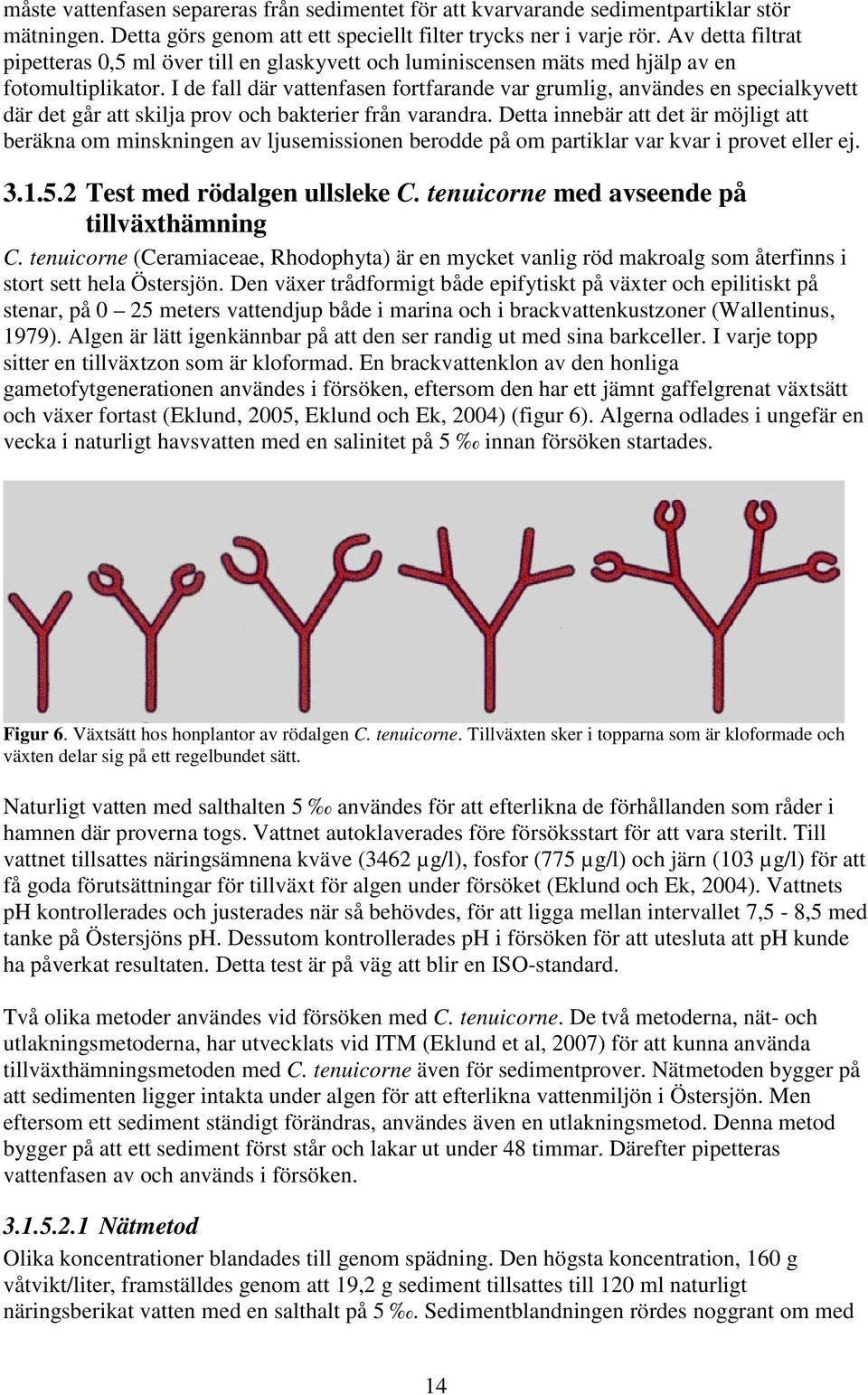 I de fall där vattenfasen fortfarande var grumlig, användes en specialkyvett där det går att skilja prov och bakterier från varandra.