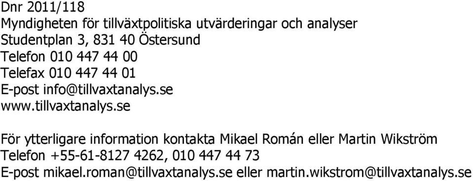 tillvaxtanalys.