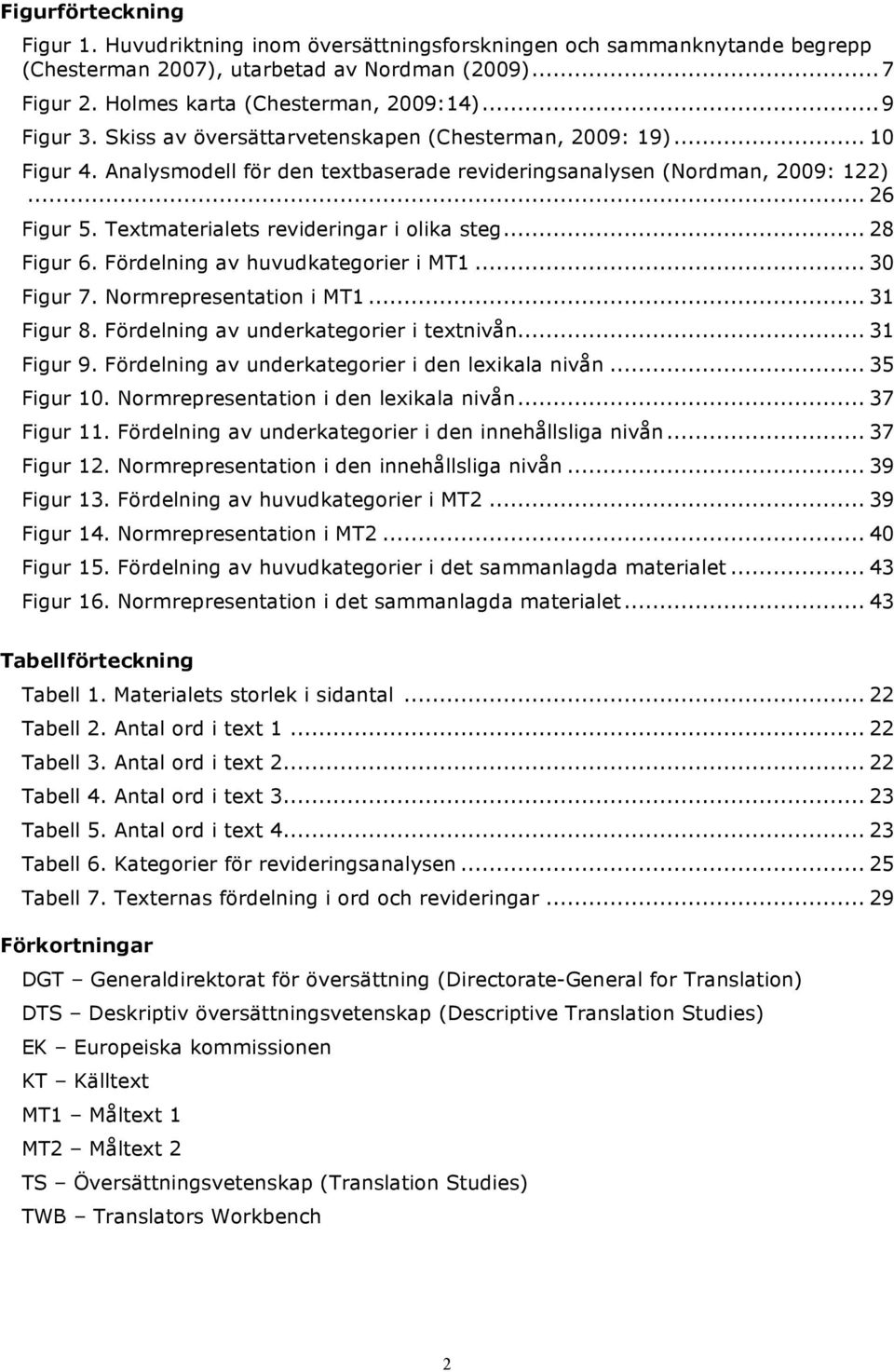 Textmaterialets revideringar i olika steg... 28 Figur 6. Fördelning av huvudkategorier i MT1... 30 Figur 7. Normrepresentation i MT1... 31 Figur 8. Fördelning av underkategorier i textnivån.