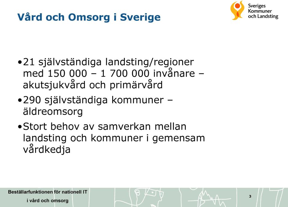 akutsjukvård och primärvård 290 självständiga kommuner