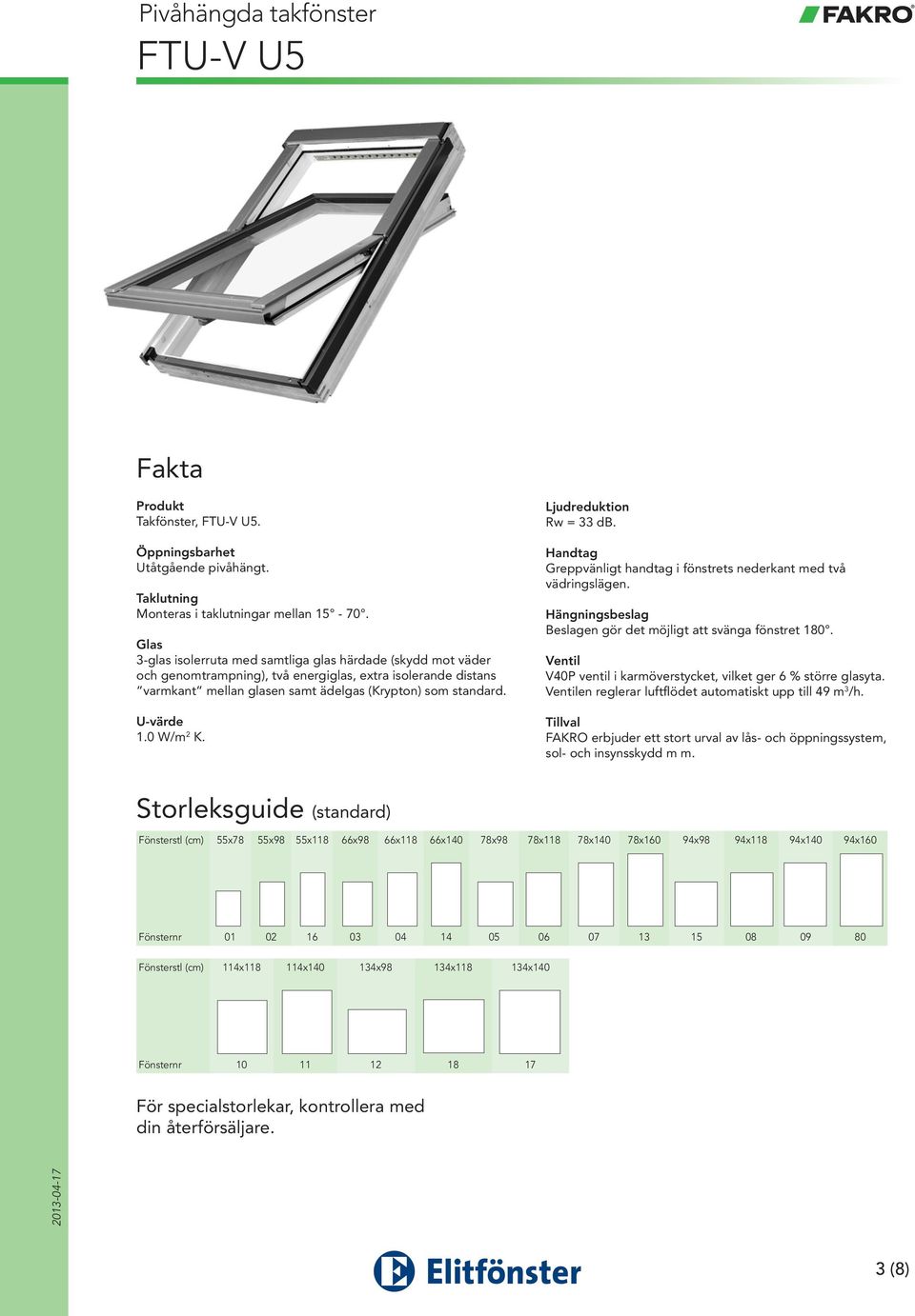 (Krypton) som standard. 1.0 W/m 2 K. Rw = 33 db. en reglerar luftflödet automatiskt upp till 49 m 3 /h.