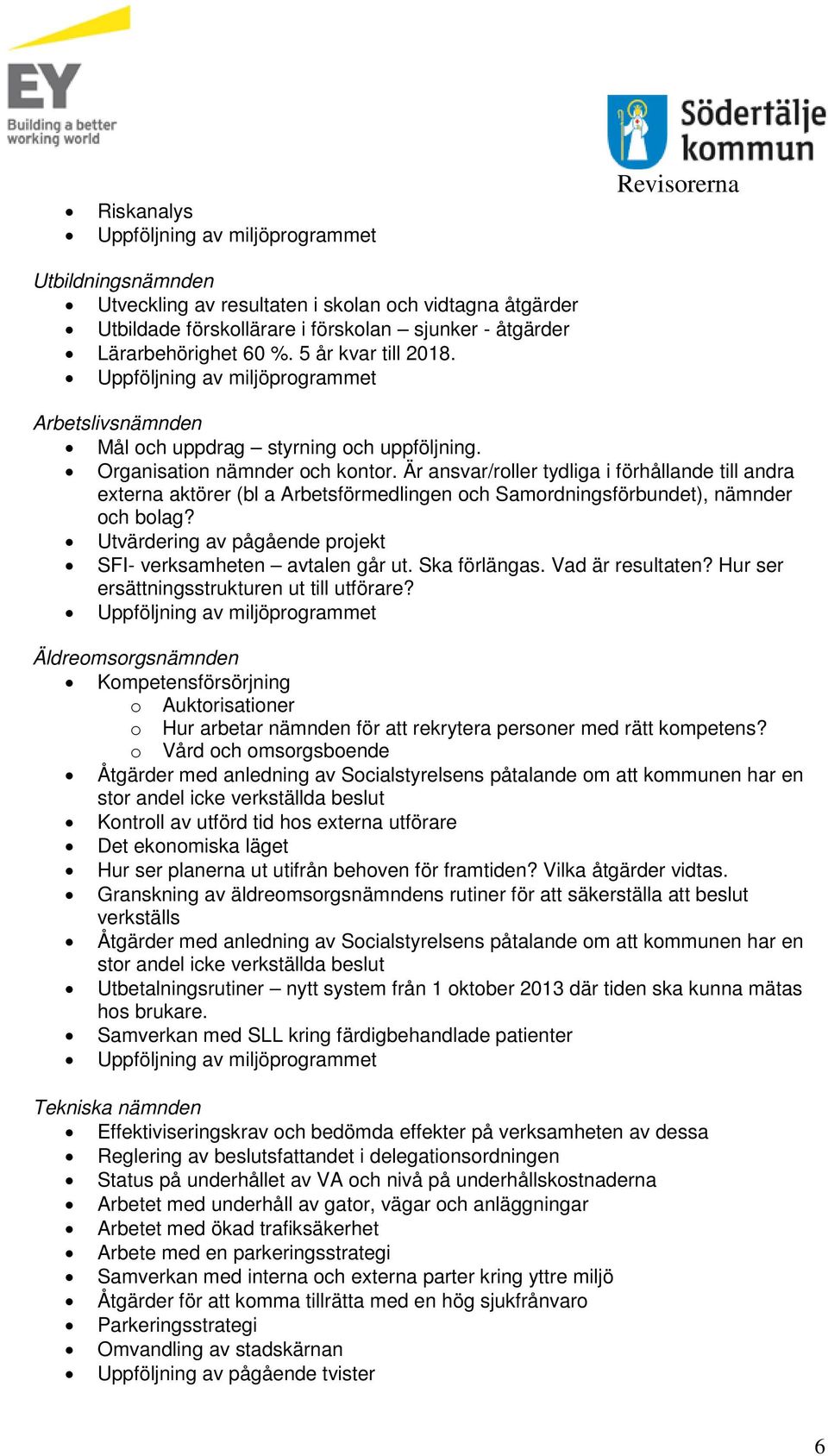 Är ansvar/roller tydliga i förhållande till andra externa aktörer (bl a Arbetsförmedlingen och Samordningsförbundet), nämnder och bolag?