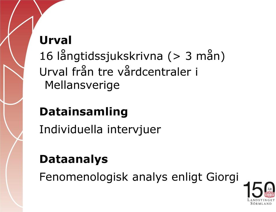 Mellansverige Datainsamling Individuella