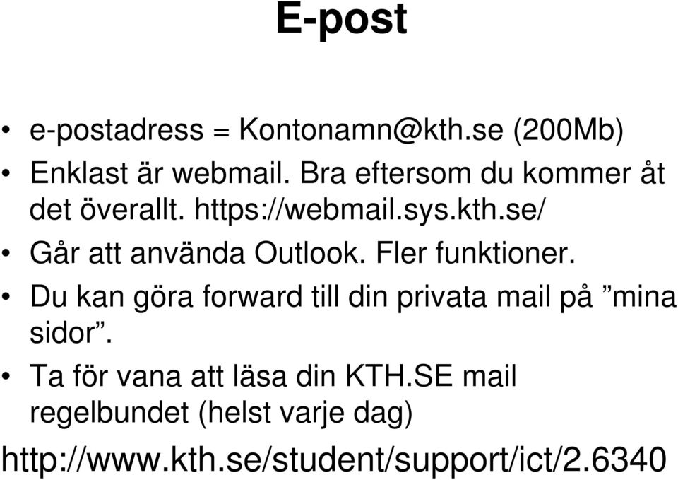 se/ Går att använda Outlook. Fler funktioner.