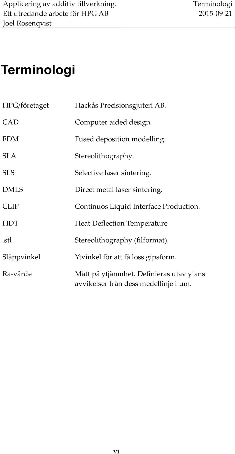 Selective laser sintering. Direct metal laser sintering. Continuos Liquid Interface Production.