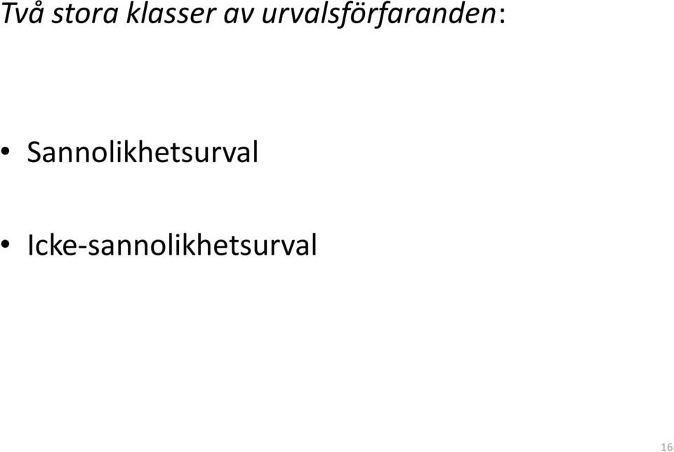 Sannolikhetsurval