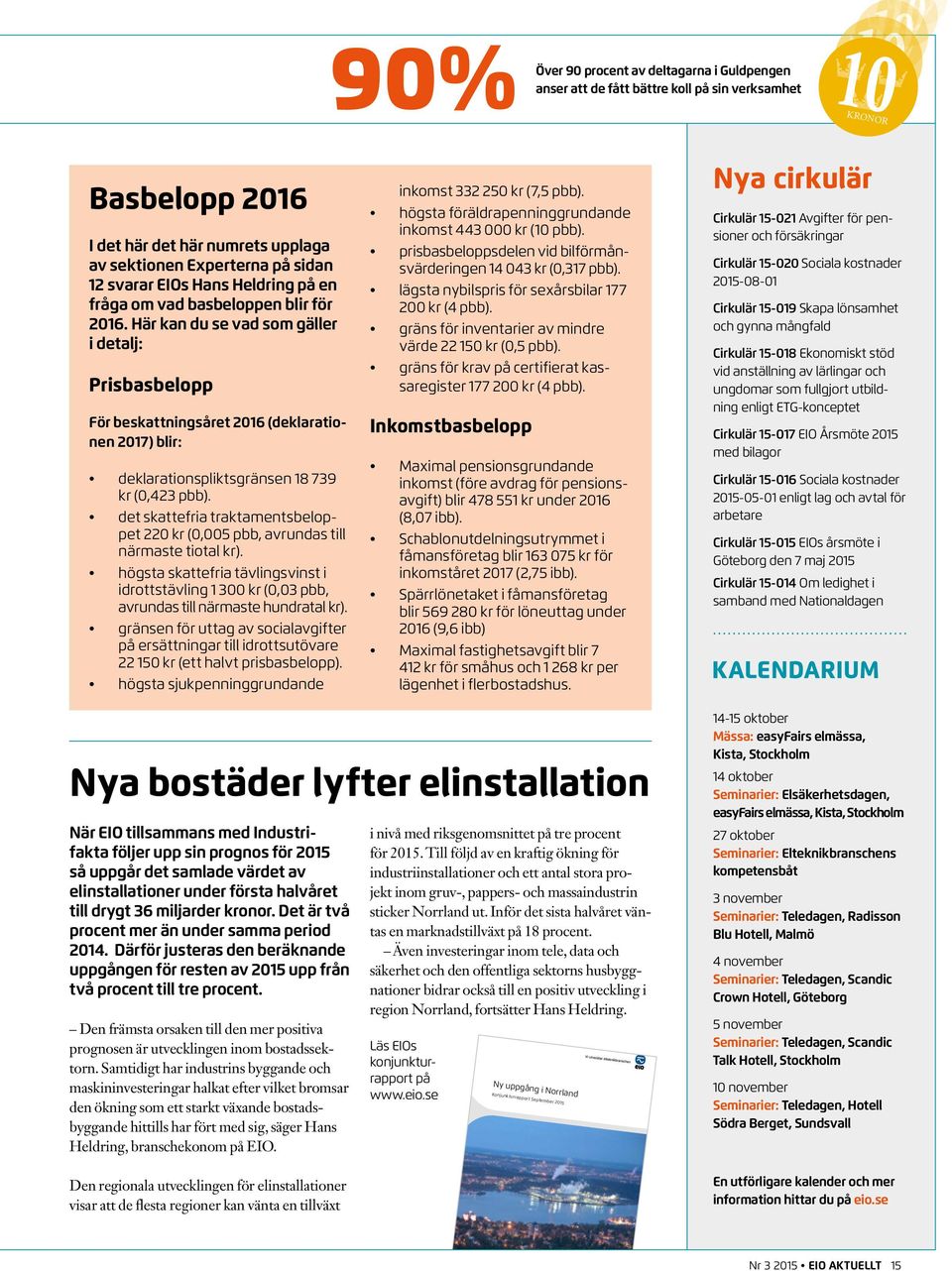 Här kan du se vad som gäller i detalj: Prisbasbelopp För beskattningsåret 2016 (deklarationen 2017) blir: deklarationspliktsgränsen 18 739 kr (0,423 pbb).