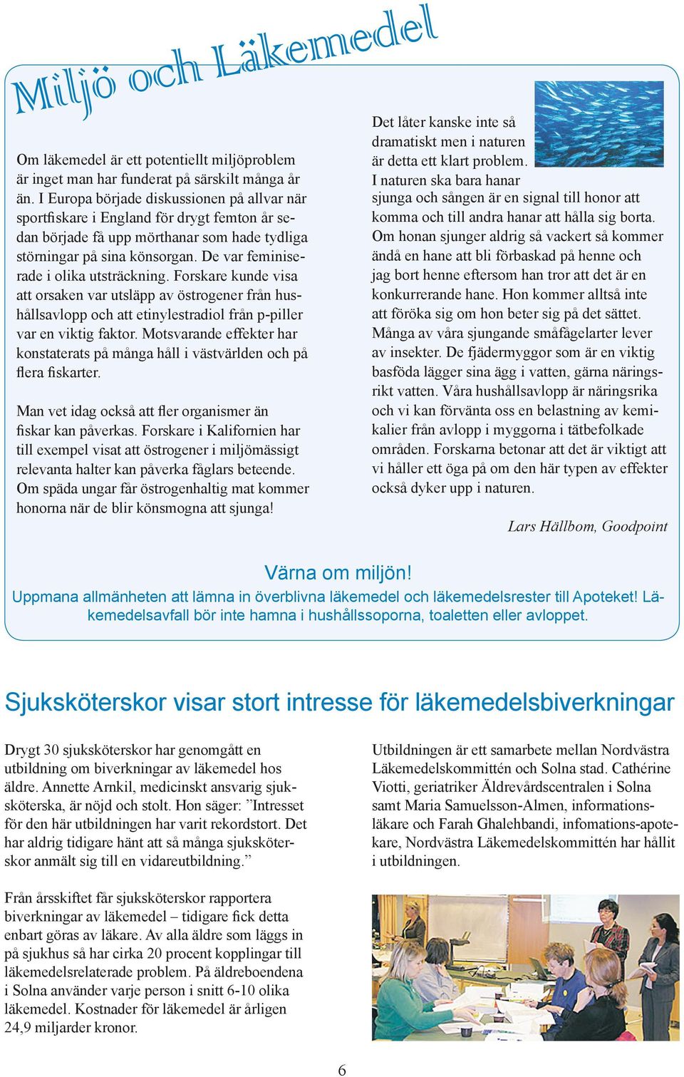 De var feminiserade i olika utsträckning. Forskare kunde visa att orsaken var utsläpp av östrogener från hushållsavlopp och att etinylestradiol från p-piller var en viktig faktor.