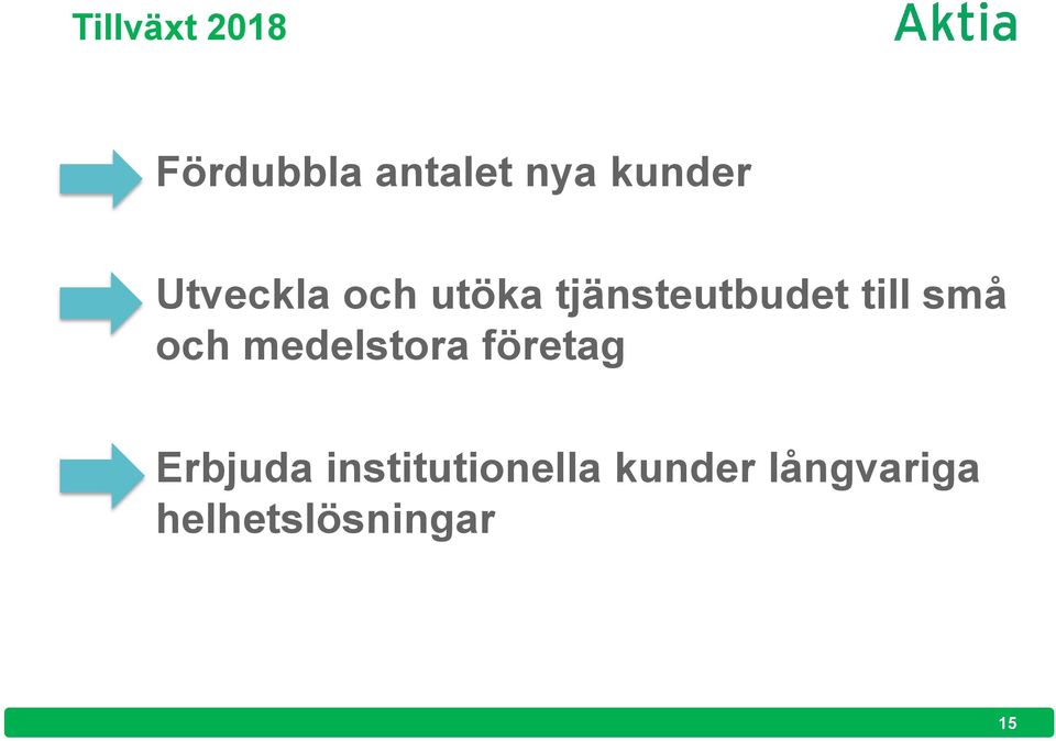 och medelstora företag Erbjuda