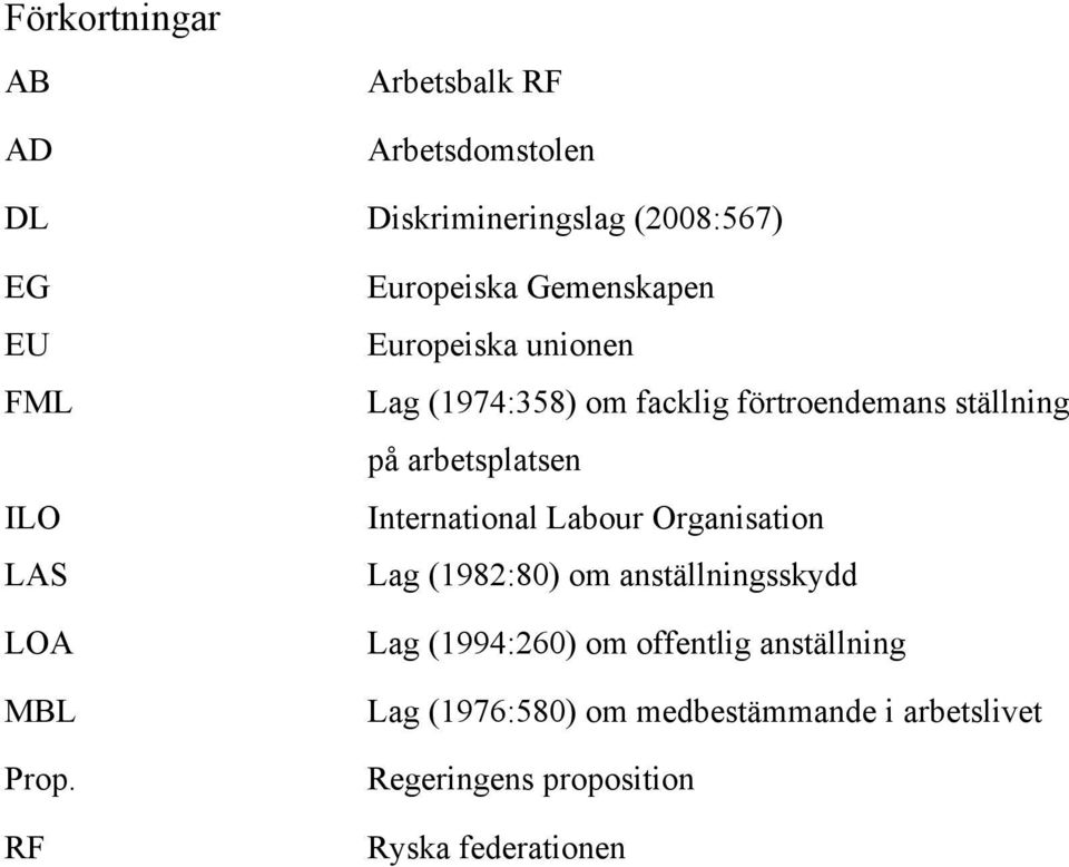 RF Europeiska Gemenskapen Europeiska unionen Lag (1974:358) om facklig förtroendemans ställning på