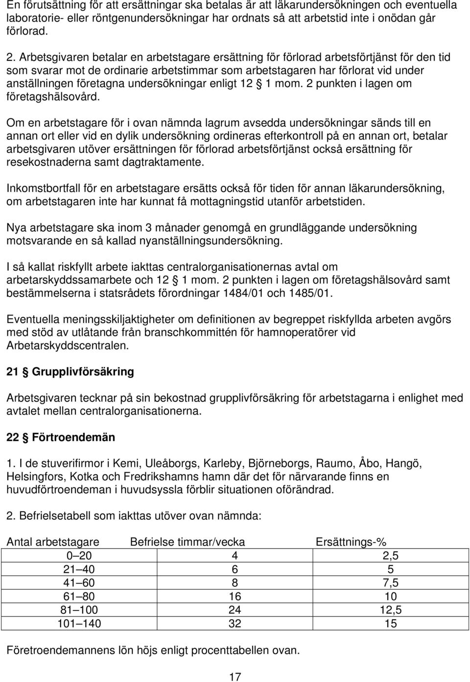 undersökningar enligt 12 1 mom. 2 punkten i lagen om företagshälsovård.