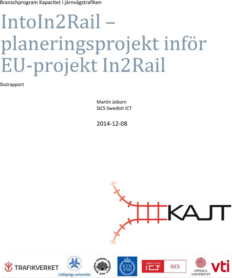 EU-projekt In2Rail