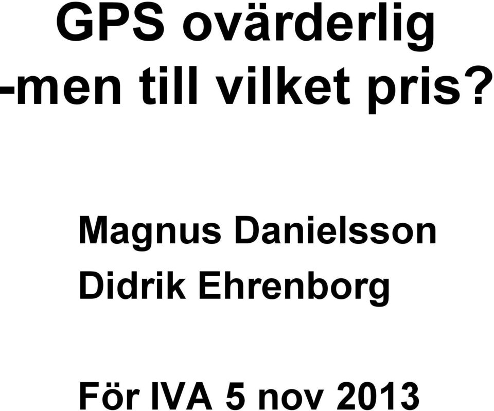 Magnus Danielsson