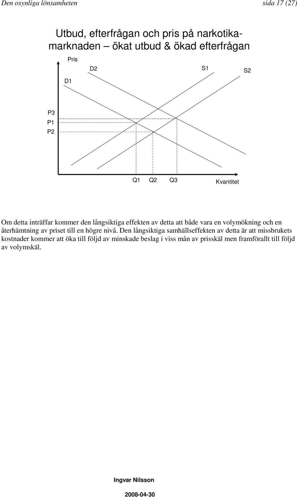 en volymökning och en återhämtning av priset till en högre nivå.