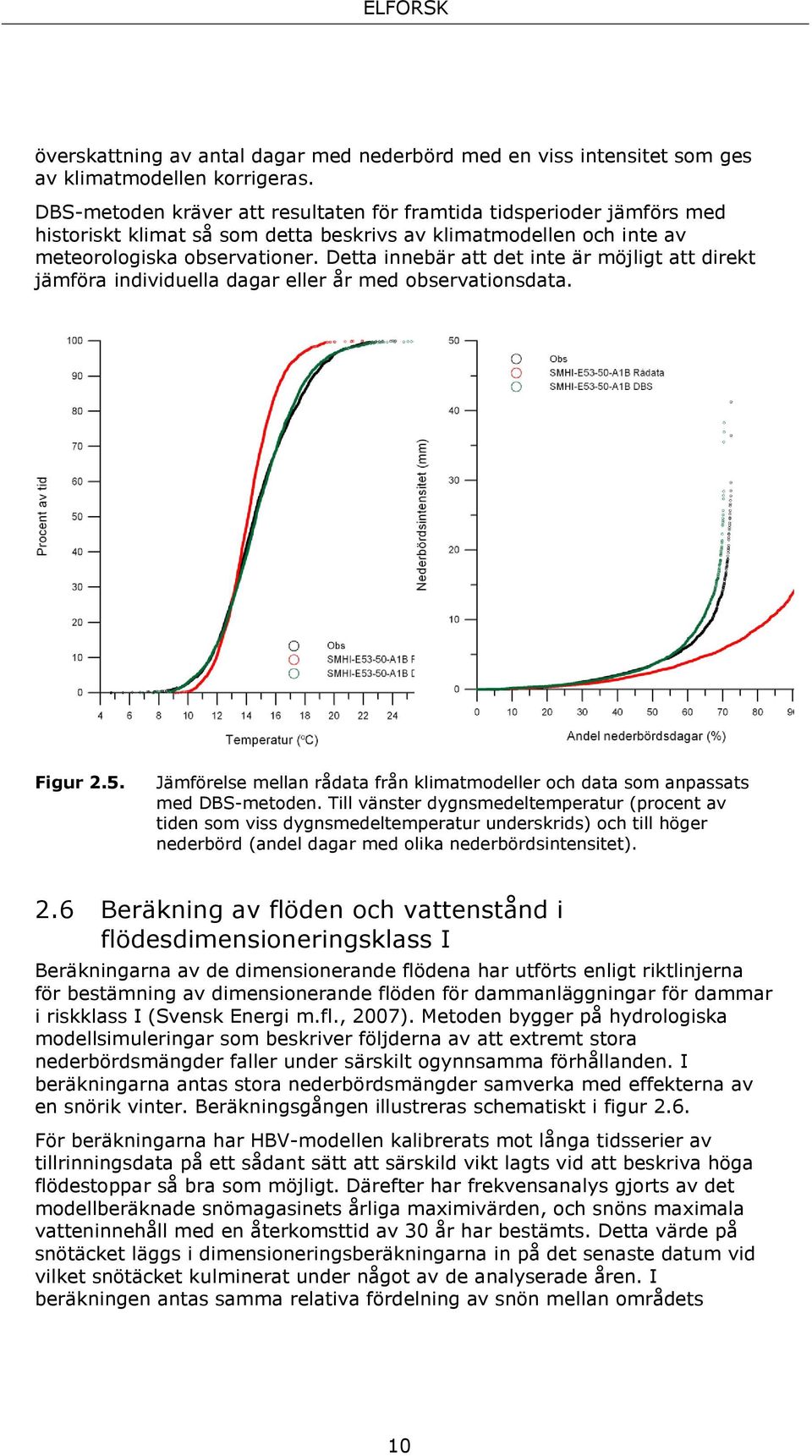 Detta innebär att det inte är möjligt att direkt jämföra individuella dagar eller år med observationsdata. Figur 2.5.