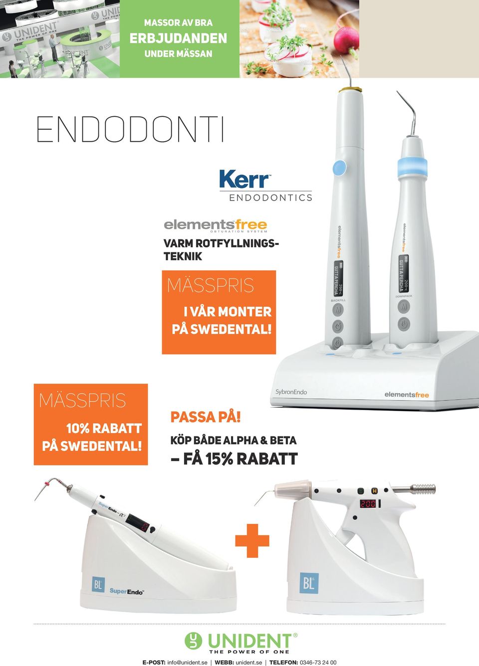 mässpris 10% rabatt på swedental!