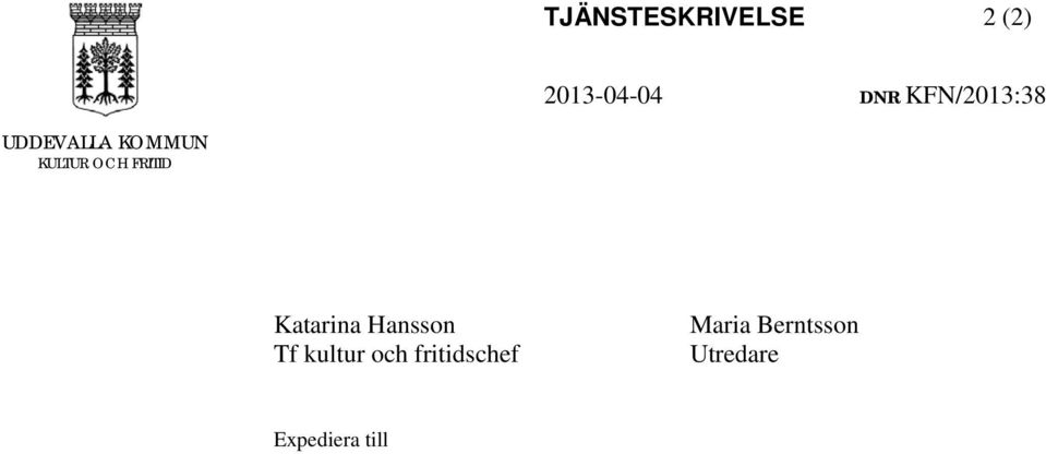 Katarina Hansson Tf kultur och
