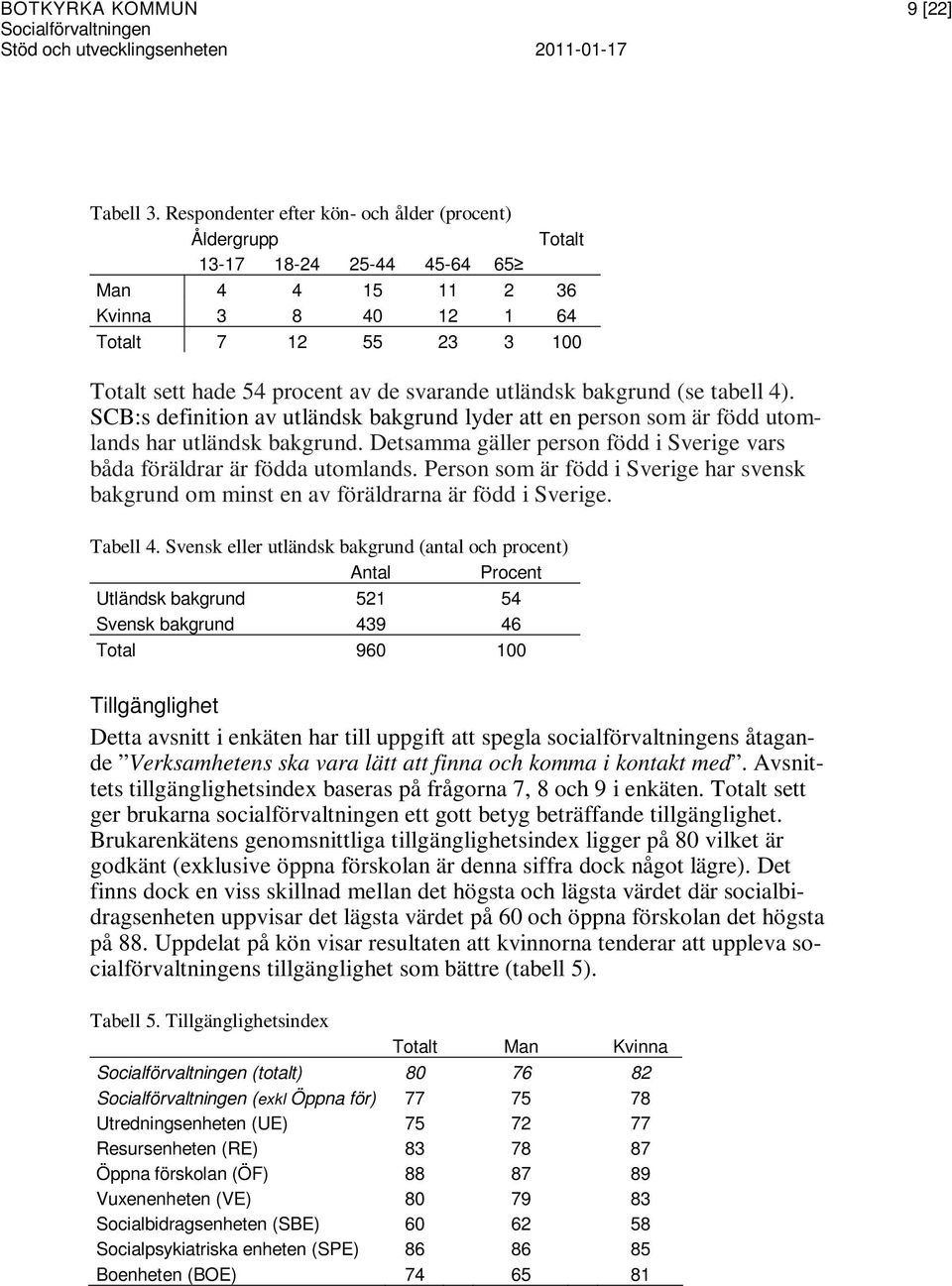 utländsk bakgrund (se tabell 4). SCB:s definition av utländsk bakgrund lyder att en person som är född utomlands har utländsk bakgrund.