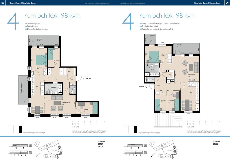 & kök, m² och kök, kvm & kök, m² ögst upp med flexibel, genomgående planlösning. Trevlig bardisk i köket.