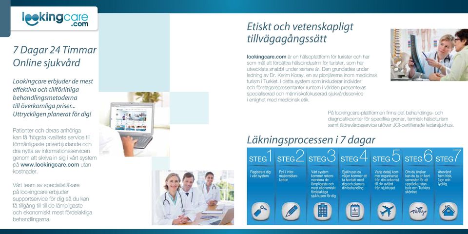 com utan kostnader. Vårt team av specialistläkare på lookingcare erbjuder supportservice för dig så du kan få tillgång till till de lämpligaste och ekonomiskt mest fördelaktiga behandlingarna.