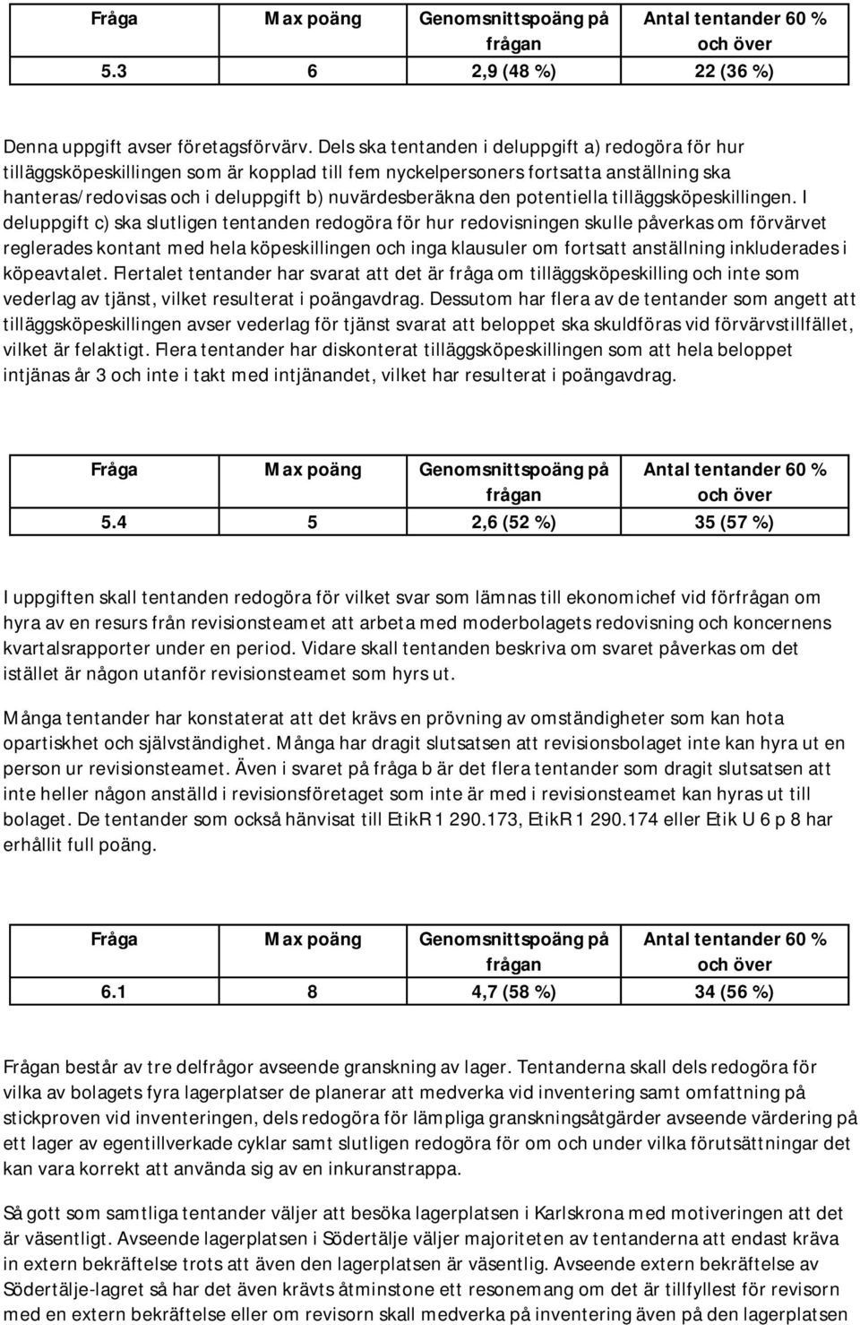 potentiella tilläggsköpeskillingen.