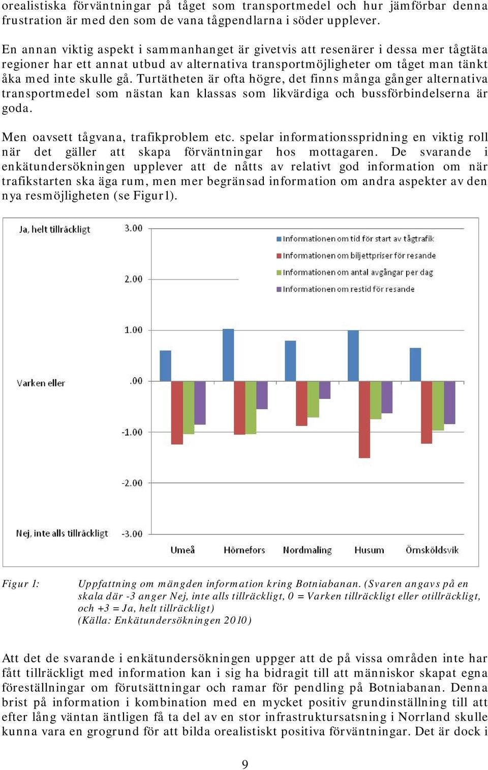 Turtätheten är ofta högre, det finns många gånger alternativa transportmedel som nästan kan klassas som likvärdiga och bussförbindelserna är goda. Men oavsett tågvana, trafikproblem etc.