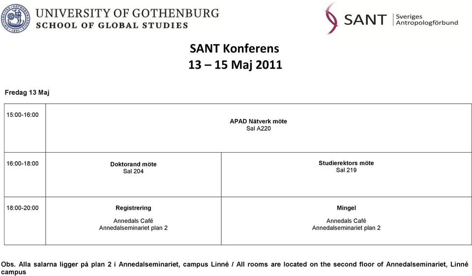 plan 2 Mingel Annedalseminariet plan 2 Obs.