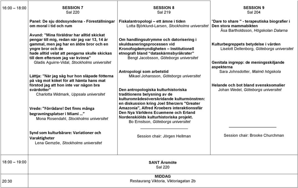 fötterna på väg mot köket för att hämta hans mat förstod jag att hon inte var någon bra svärdotter Charlotta Widmark, Uppsala universitet Vrede: Förrädare!