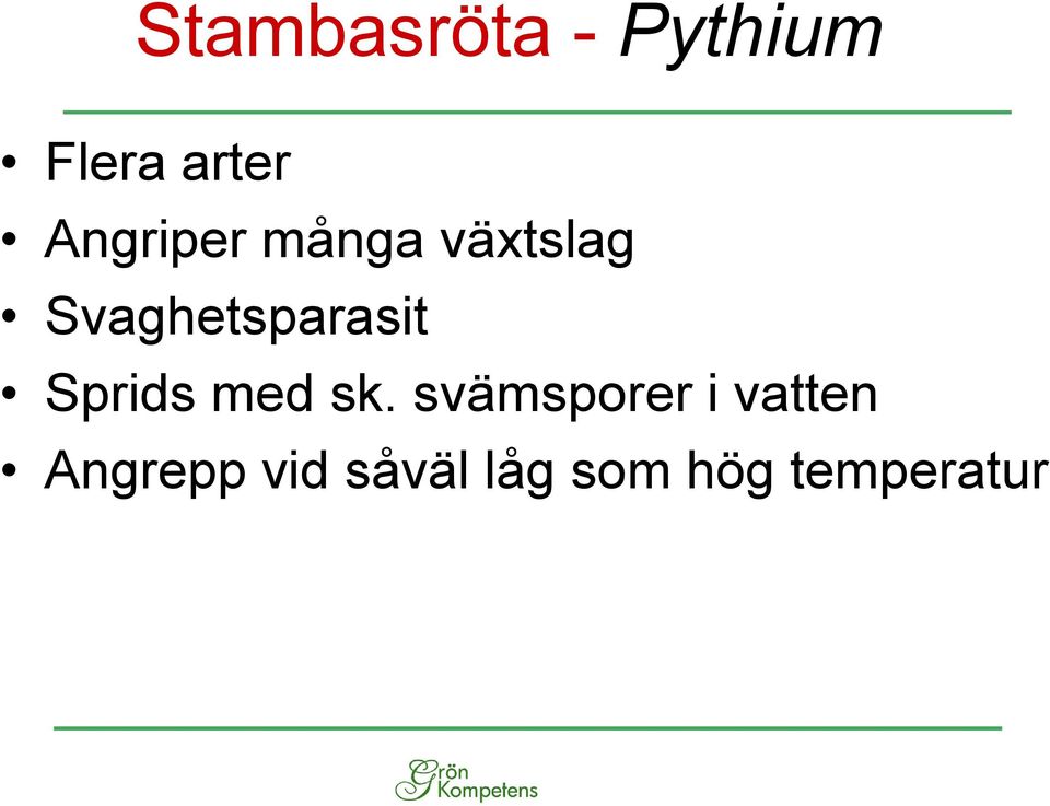 Svaghetsparasit Sprids med sk.