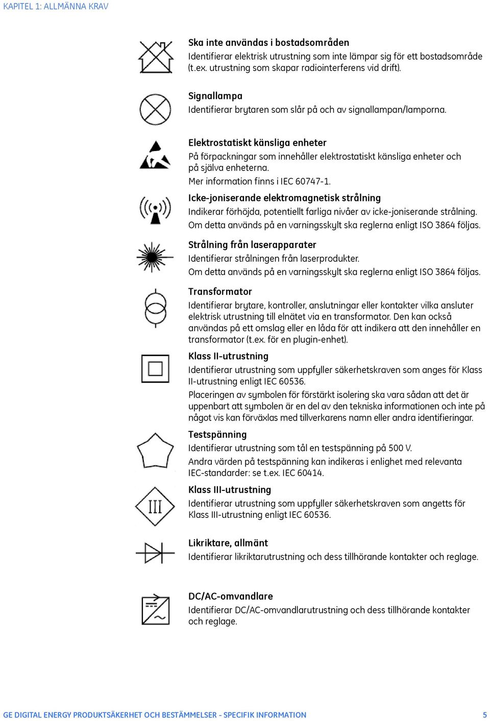 Mer information finns i IEC 60747-1. Icke-joniserande elektromagnetisk strålning Indikerar förhöjda, potentiellt farliga nivåer av icke-joniserande strålning.