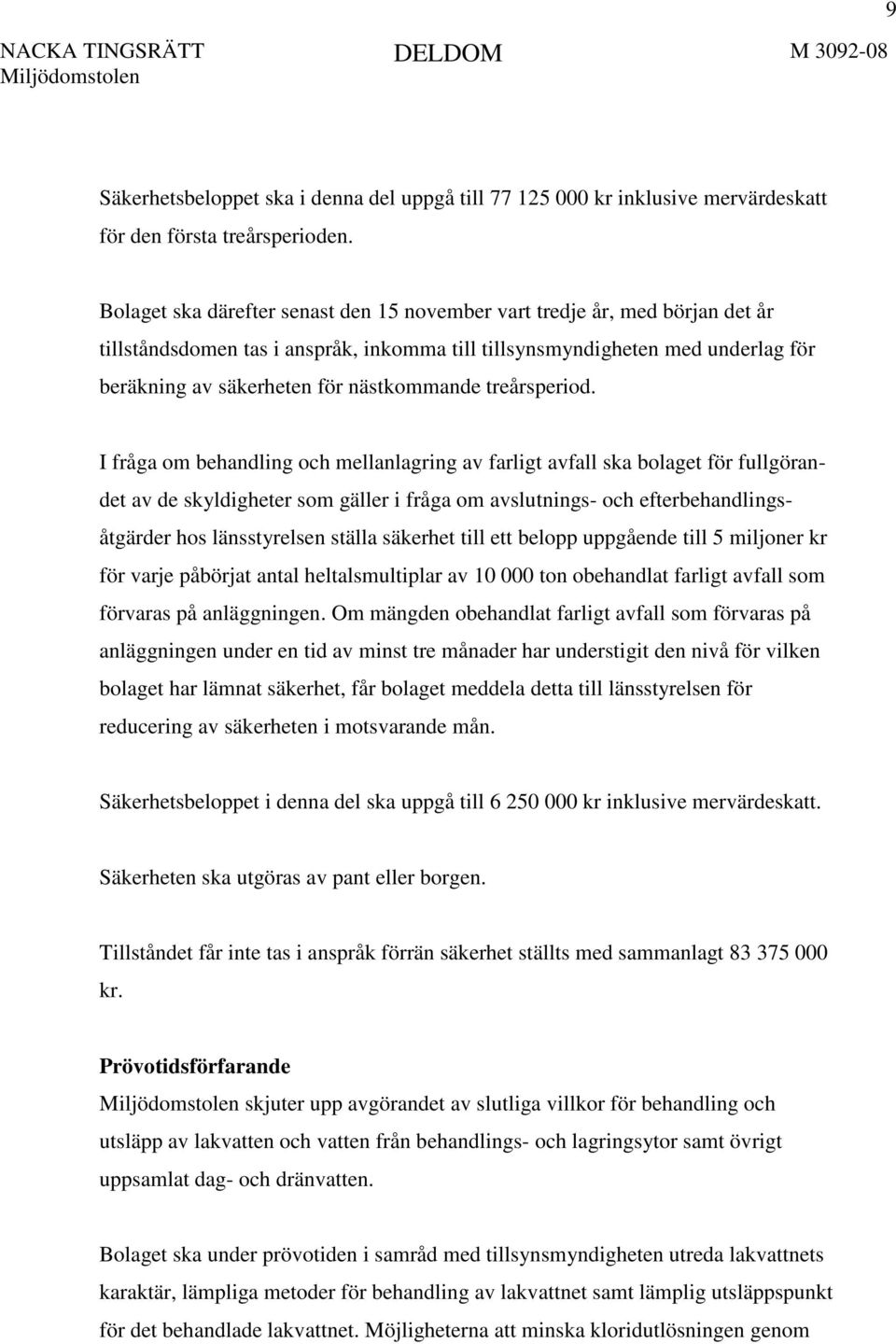 treårsperiod.